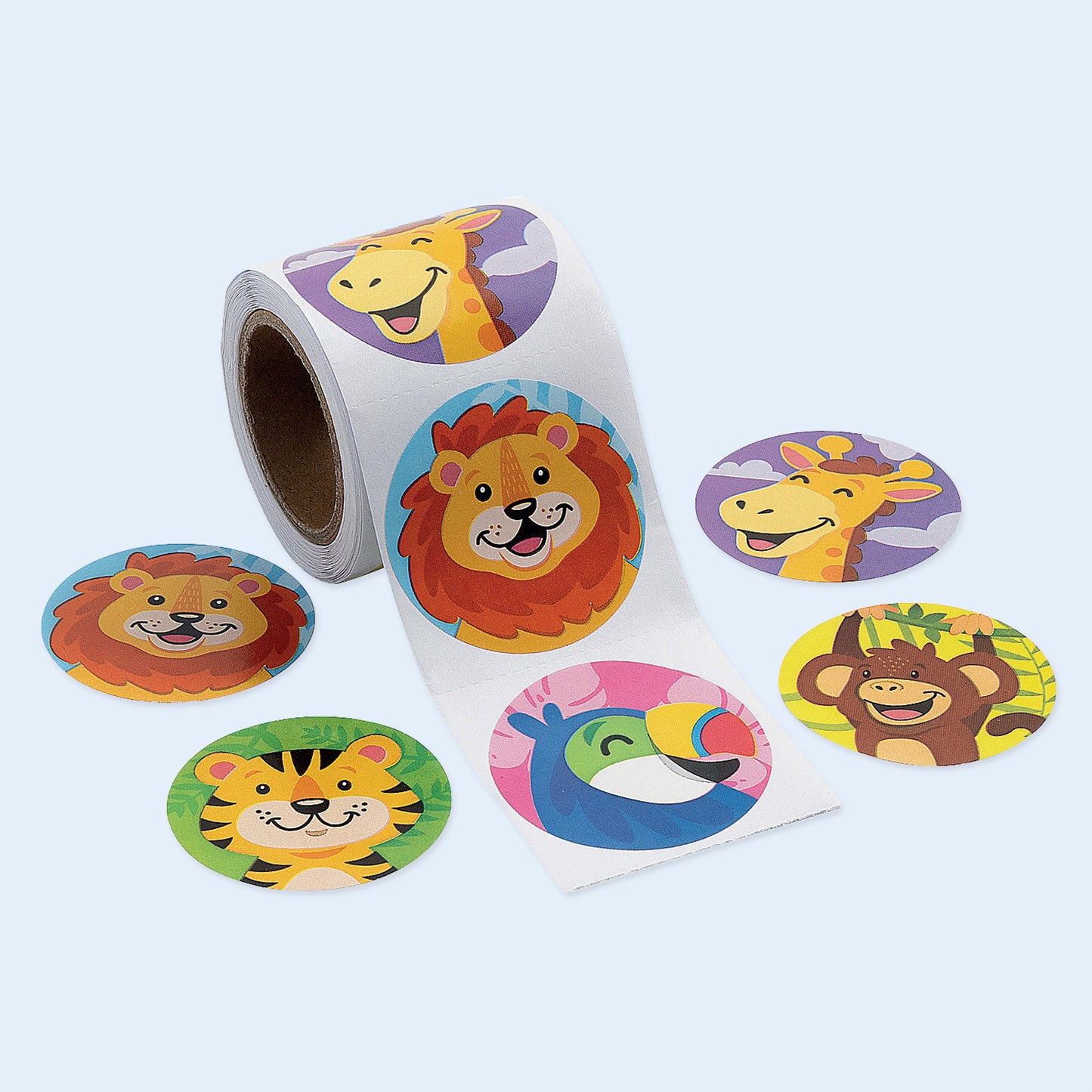 AUTOCOLLANTS ANIMAUX DU ZOO