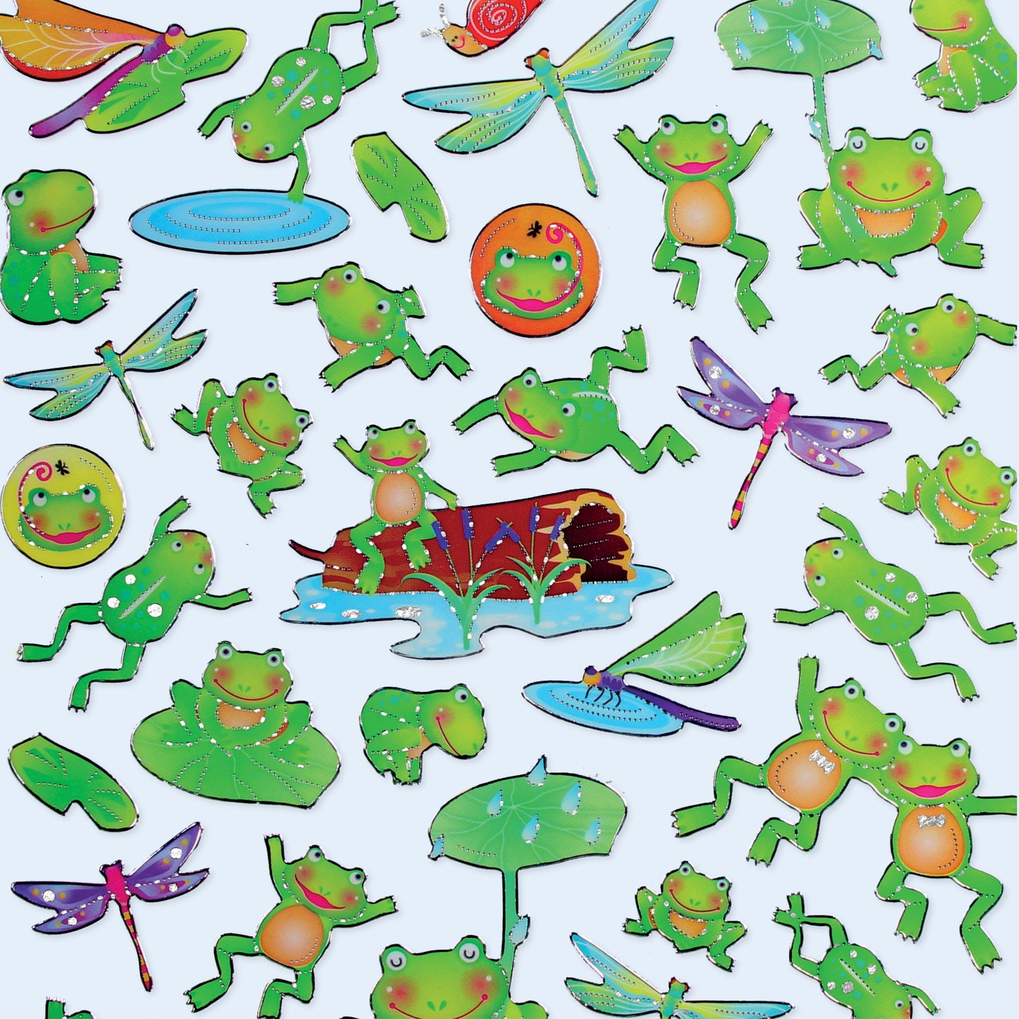 GRENOUILLES À L'ÉTANG