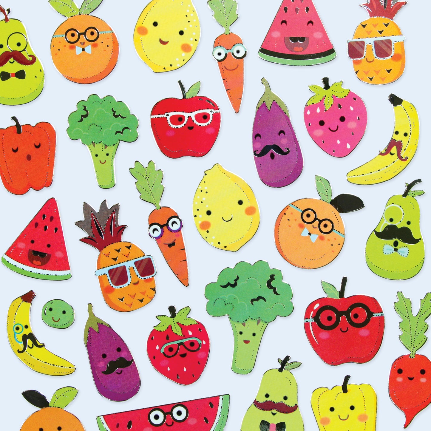 FRUITS ET LÉGUMES À LUNETTES