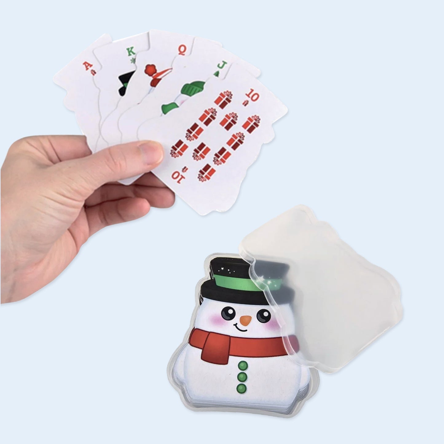 JEUX DE CARTES BONHOMME DE NEIGE