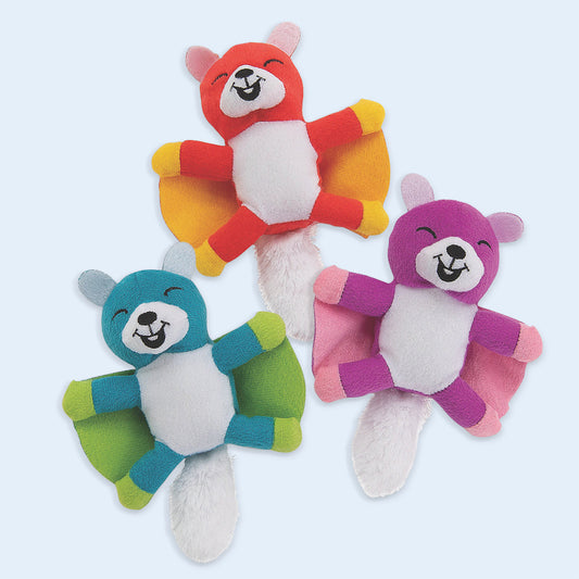 PELUCHES ÉCUREUILS VOLANTS