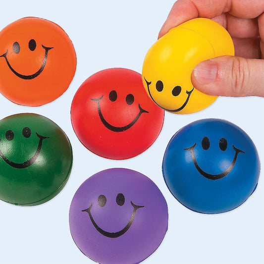 BALLES SOURIRES MULTICOLORES